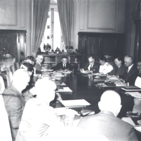 Última reunião ministerial de 1964,